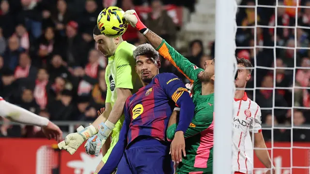 Foto: Dipecundangi Girona, Barcelona Tergelincir dari Puncak Klasemen Sementara Liga Spanyol