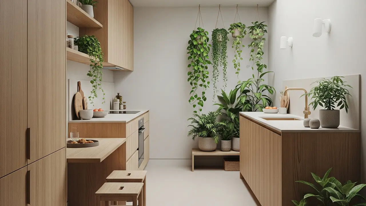 Konsep Desain Dapur Sederhana untuk Lahan Sempit. Gemini