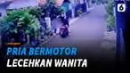 Pria bermotor mendekati korban berpura-pura menanyakan alamat.