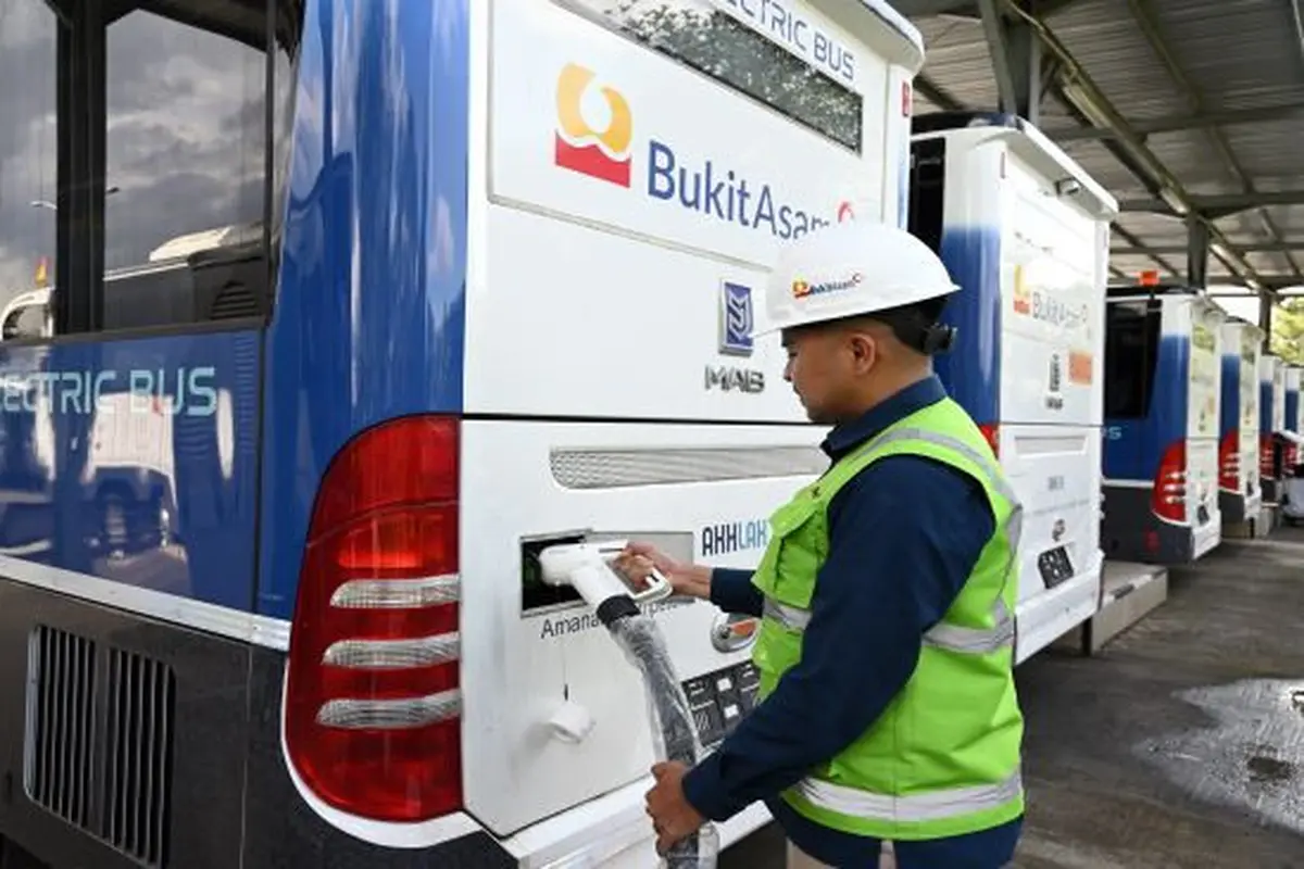Kendaraan listrik PT Bukit Asam Tbk (PTBA) (Foto: Bukit Asam)