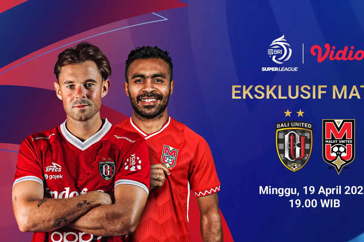 Bali United vs Malut United, eksklusif hanya di Vidio.