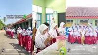 Viral Momen Perpisahan SD Negeri di Tasikmalaya, Netizen: Sederhana dan Berkesan. Foto: Tangkapan layar Instagram @sdn4pakemitan.