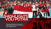 Berita video highlights voli putra Indonesia vs Filipina pada SEA Games 2019.