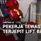 Tragis! Pekerja Tewas Terjepit Lift Barang di Pertokoan Roxy Mas
