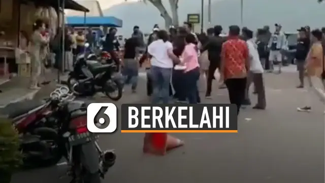 Beberapa orang yang terlibat perkelahian mengalami luka.