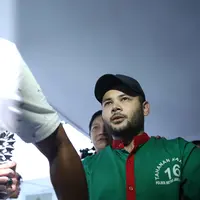 Ridho Rhoma di BNN (Nurwahyunan/bintang.com)