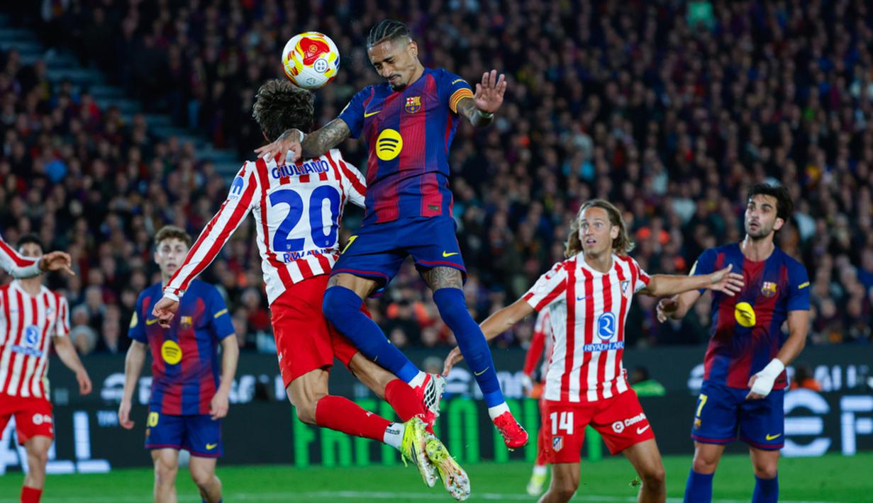 Atletico Madrid yang dilatih Diego Simeone datang dengan modal kemenangan 4-0 di leg pertama di Metropolitano. (AP Photo/Joan Monfort)