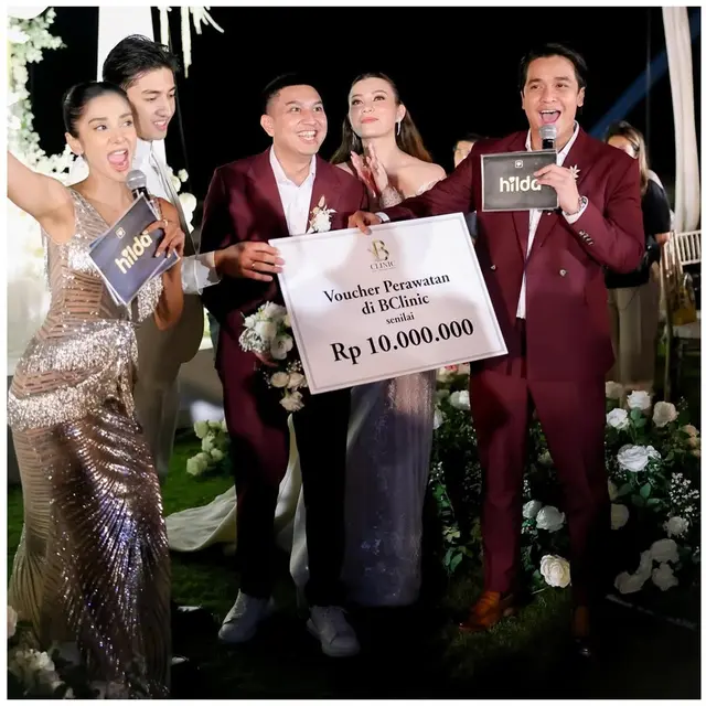 8 Potret Tamu Artis di Pernikahan Harris Vriza & Haviza Devi, Bertabur Bintang