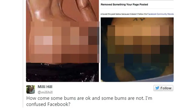 FB Pilih Hapus Foto Melahirkan Dibanding Bokong Kim Kardashian