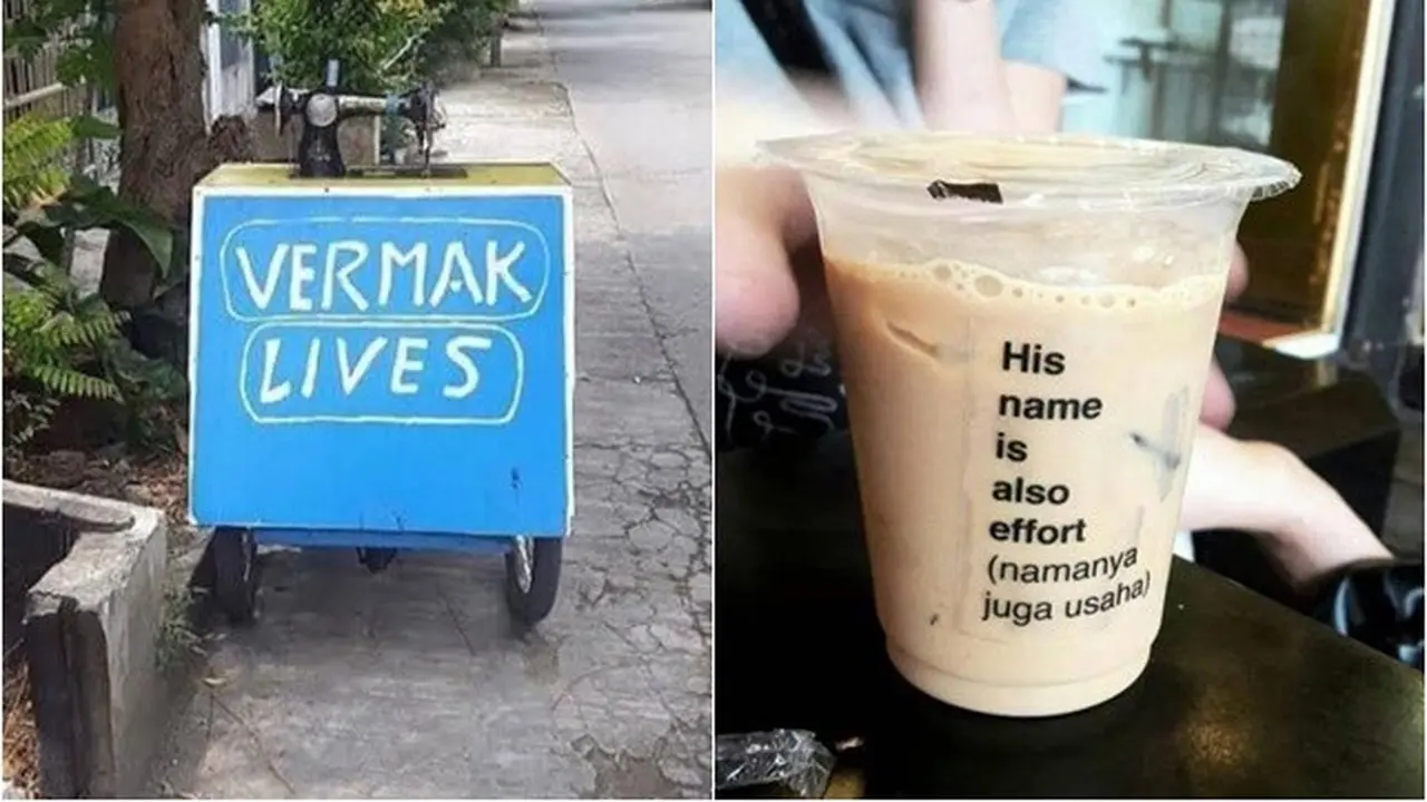 6 Potret Tulisan Bahasa Inggris di Tempat Umum Ini Bikin Gagal Paham