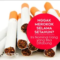 Bila tidak merokok karena harga rokok perbungkus menjadi 50 ribu, ini uang yang bisa kamu tabung dalam setahun. (Digital Imaging: Muhammad Iqbal Nurfajri)