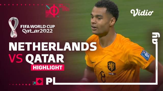 Berita video highlights Piala Dunia 2022, pertandingan antara Belanda melawan Qatar pada terakhir Grup A Piala Dunia 2022, Selasa (29/11/2022) di Al Bayt Stadium.