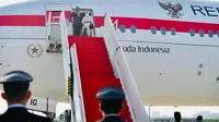 Presiden Joko Widodo atau Jokowi dan Ibu Negara Iriana terbang ke Washington DC, Amerika Serikat, Selasa (10/5/2022). Jokowi akan menghadiri acara KTT Khusus ASEAN-AS. (Foto: Biro Pers Sekretariat Presiden).