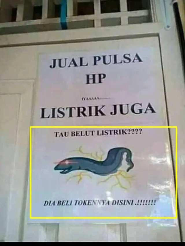 6 Tulisan Jual Pulsa Ini Kocak, Bikin Geleng Kepala
