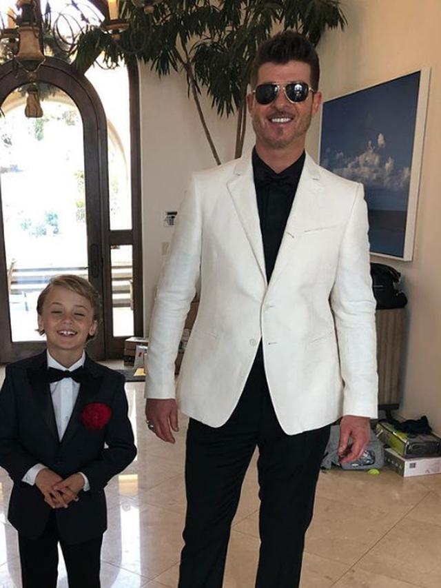 Robin Thicke dan Putra