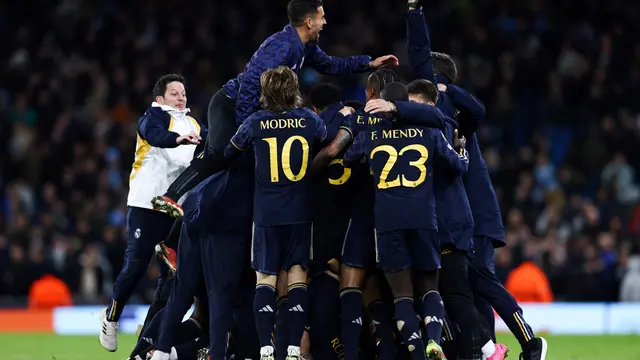 Man City vs Real Madrid, Liga Champions