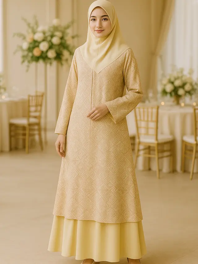 Model Batik Syar’i 2025 dengan Warna Pastel