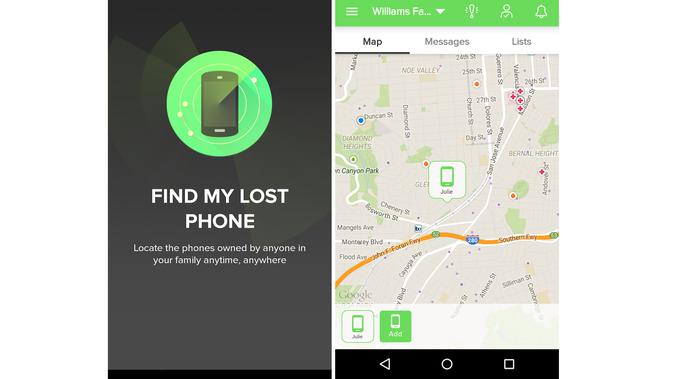 Menemukan smartphone hilang dengan aplikasi Find My Phone (Sumber: Google Play Store)