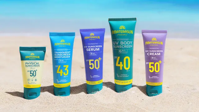 Sunscreen Amaterasun UV Sunscreen Serum SPF 50+ PA++ bisa menjadi pilihan tepat