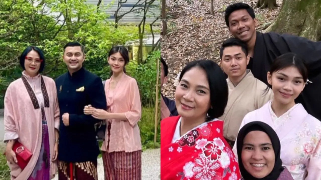 Keluarga Anjasmara dan Dian Nitami Liburan