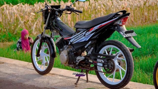 10 Potret Modifikasi Suzuki Satria F150, Underbone Kurus yang Bisa Dibikin Keren
