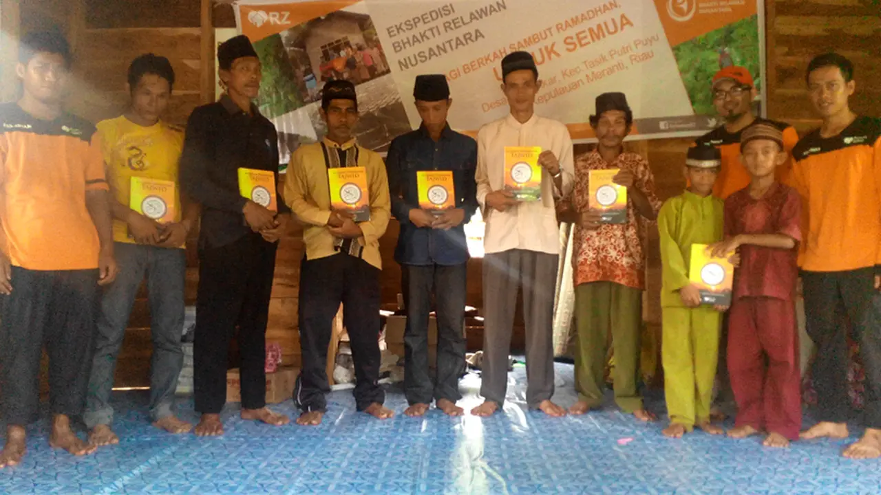Hari ke Lima RZ salurkan 632 Al Quran Hingga Pelosok