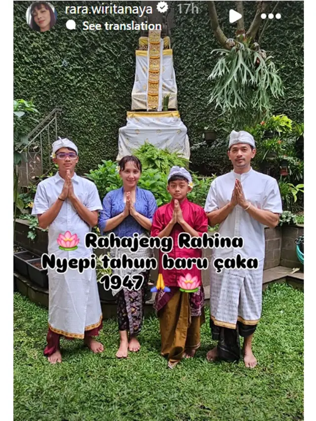 8 Potret Artis Rayakan Nyepi 2025, Jadi Momen Nikmati Parade Ogoh-Ogoh