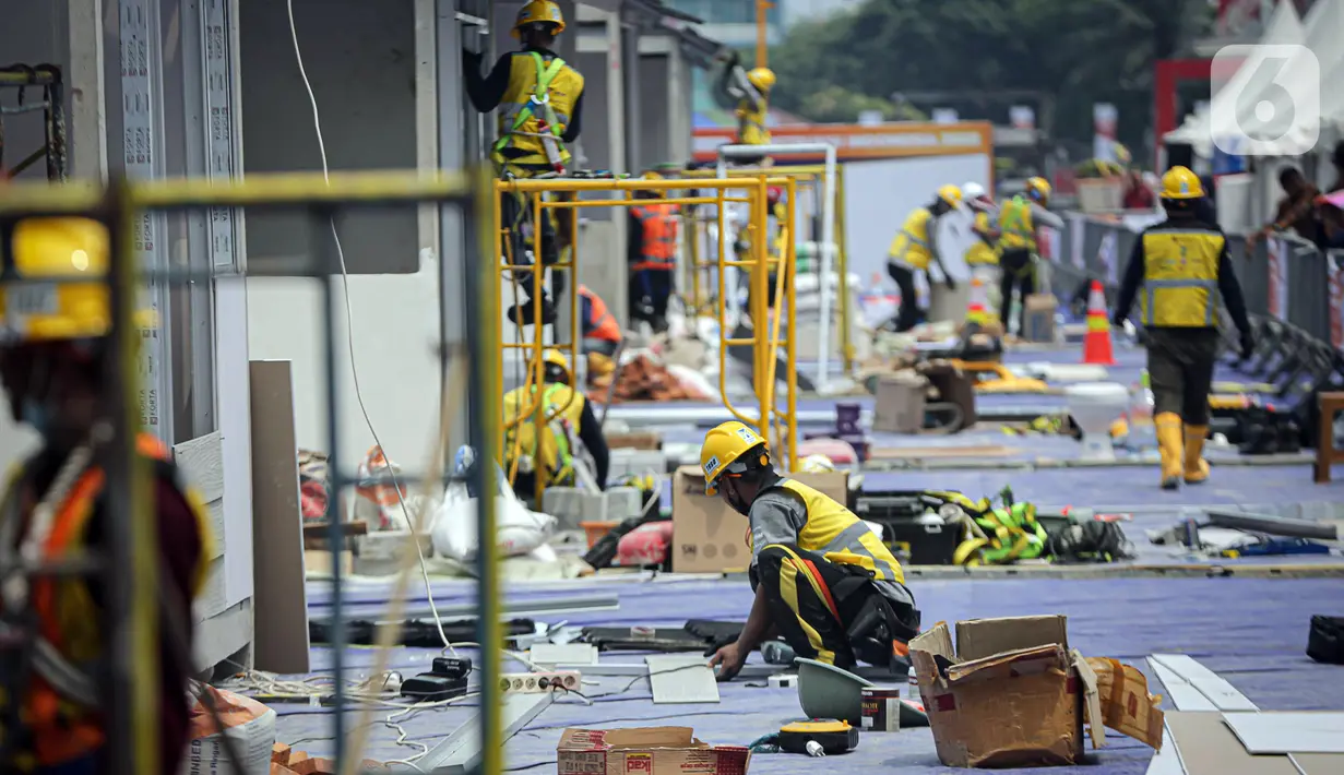 Kompetisi ini bertujuan untuk memperkuat keterampilan dan pengetahuan dalam berbagai bidang seperti konstruksi bangunan, teknik sipil, manajemen proyek, dan teknologi terkini yang terkait dengan industri konstruksi. (Liputan6.com/Faizal Fanani)