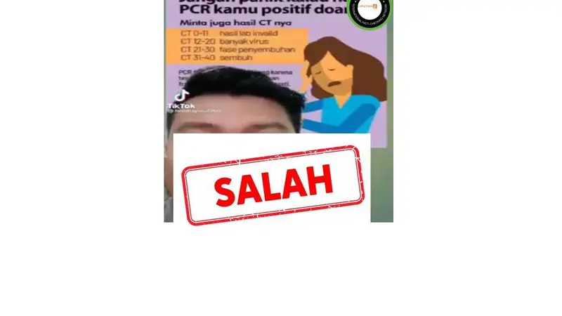 Cek Fakta arti CT value 1