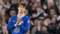 Pemain Chlesea, Joao Felix saat laga pekan ke-28 Liga Inggris 2022/2023 melawan Everton di Stamford Bridge, London, Minggu (19/03/2023) WIB. Laga berakhir dengan skor imbang 2-2. (AFP/Glyn Kirk)