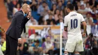 Zidane Enggan Tanggapi Rumor James ke Manchester United