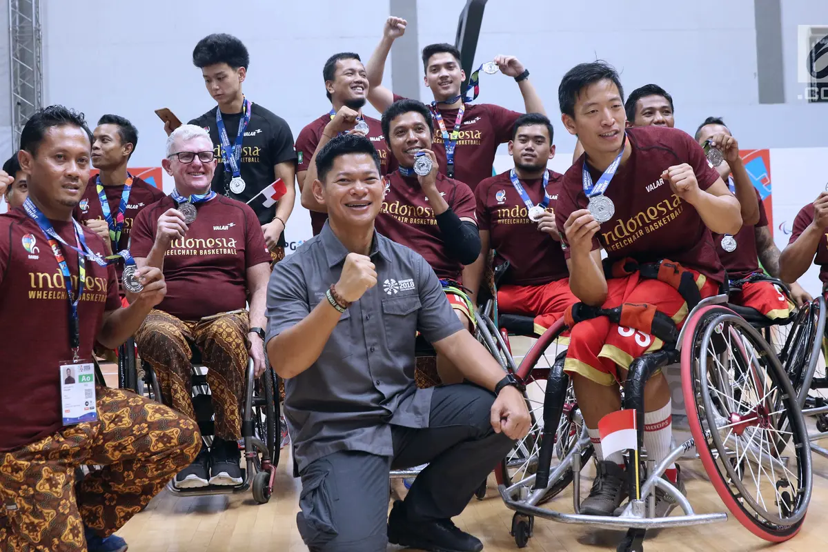 Pebasket Difabel Indonesia Raih Perak