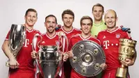 Bayern Muenchen di musim 2012/2013. (sumber: Ottmar Hitzfeld)