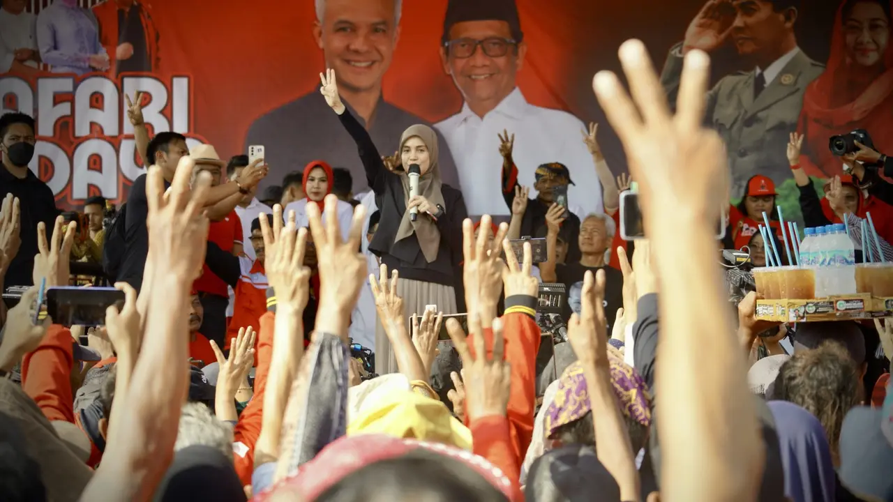 Istri calon presiden Ganjar Pranowo, Siti Atikoh
