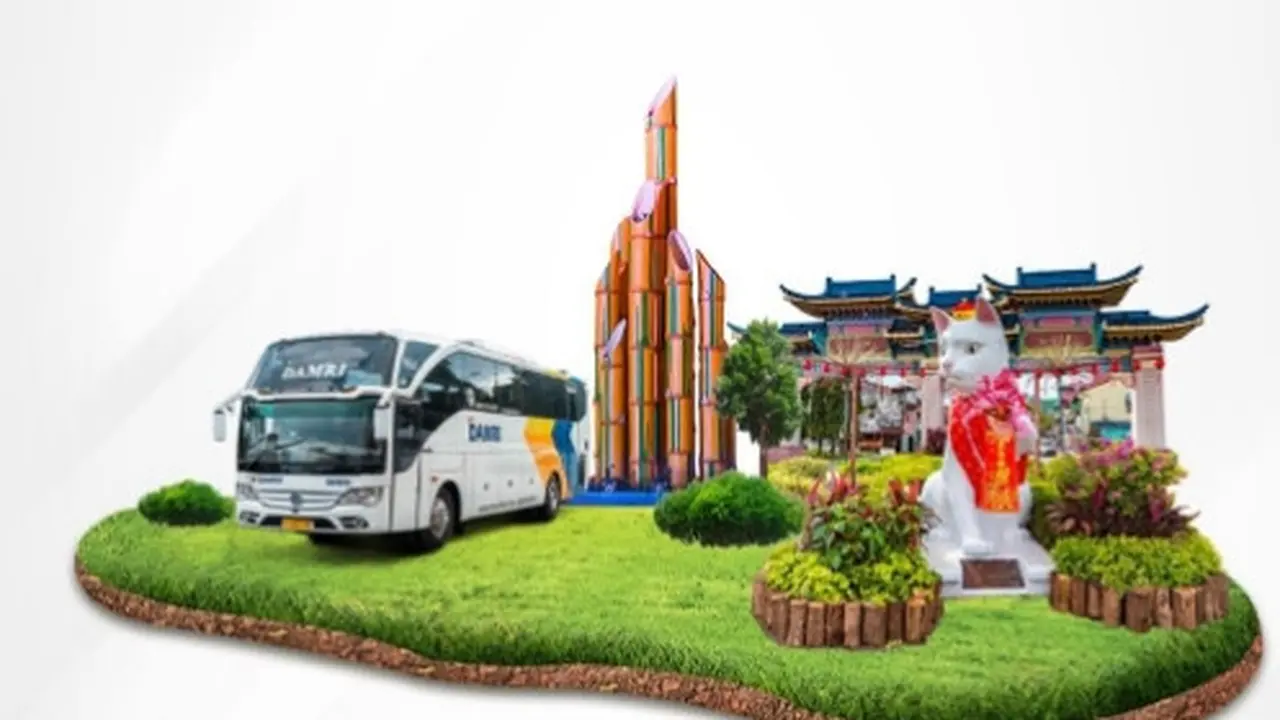 Bepergian Pontianak-Kuching Bisa Naik Damri, Simak Detailnya