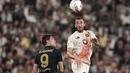 Setelah menang atas Como dan Verona dengan skor meyakinkan, anak asuh Thiago Motta bertemu Roma yang lapar kemenangan.  (Marco Alpozzi/LaPresse via AP)