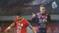 Liga 1 - Cristian Gonzales dan Bambang Pamungkas (Bola.com/Adreanus Titus)