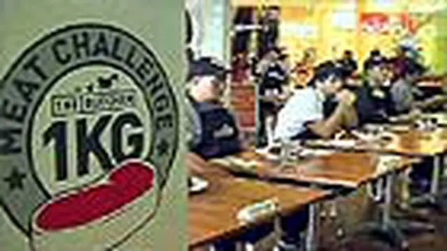 Rekor Melahap Satu Kilogram Steak Terpecahkan