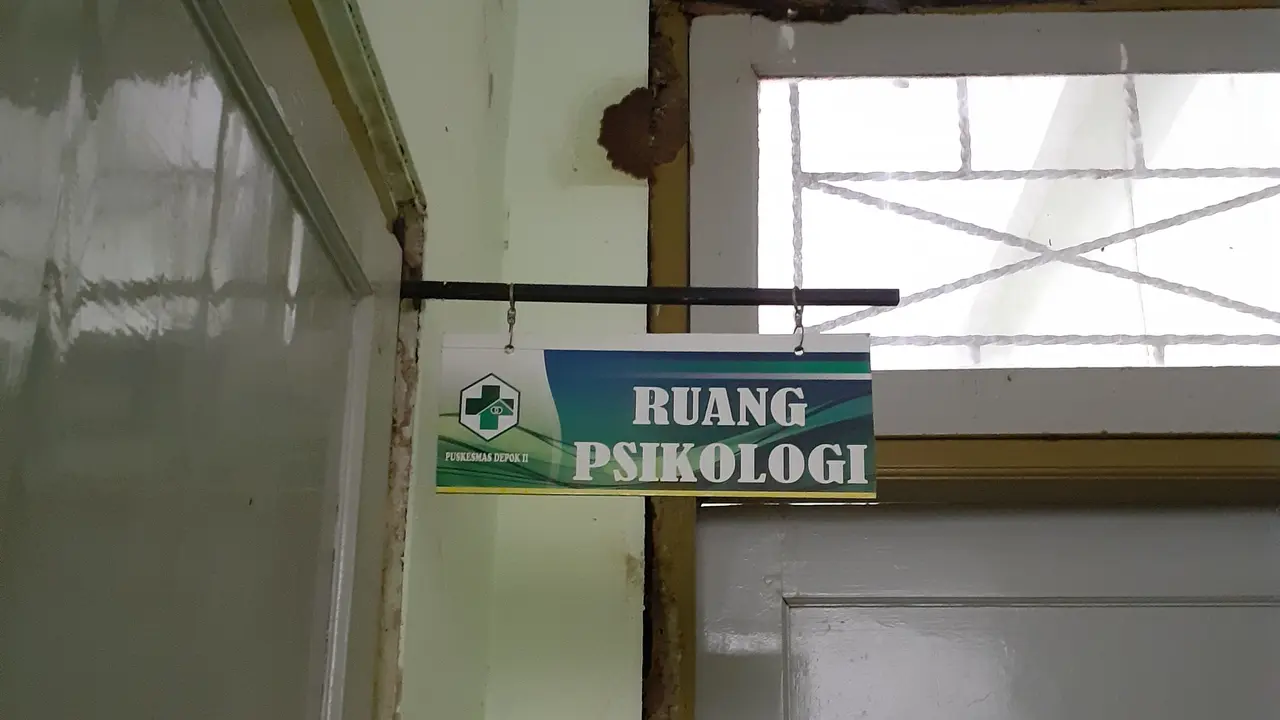 Ruang psikologi Puskesmas Depok 2 Sleman