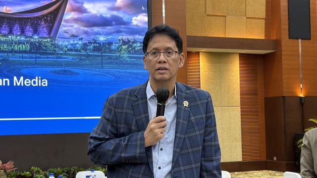 Menteri Keuangan Purbaya Yudhi Sadewa dalam Media Briefing dan Buka Puasa bersama Media di kantor Kemenkeu, Jakarta, Jumat (6/3/2026). (Liputan6.com/Tira)