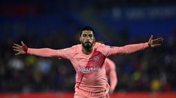 2. Luis Suarez (Barcelona) - 12 gol dan 4 assist (AFP/Oscar Del Pozo)