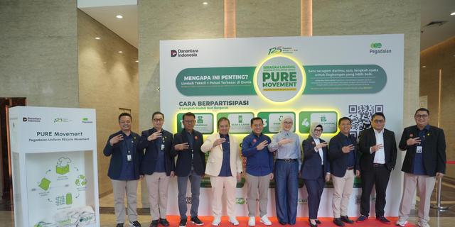 Pegadaian Luncurkan PURE Movement, Daur Ulang Seragam Jadi Peluang Ekonomi
