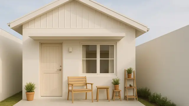 Rumah Tipe 21 dengan Teras Mini (Foto: ChatGPT)