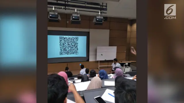Salah satu kampus di Malaysia menggunakan QR Code sebagai sistem absensi.