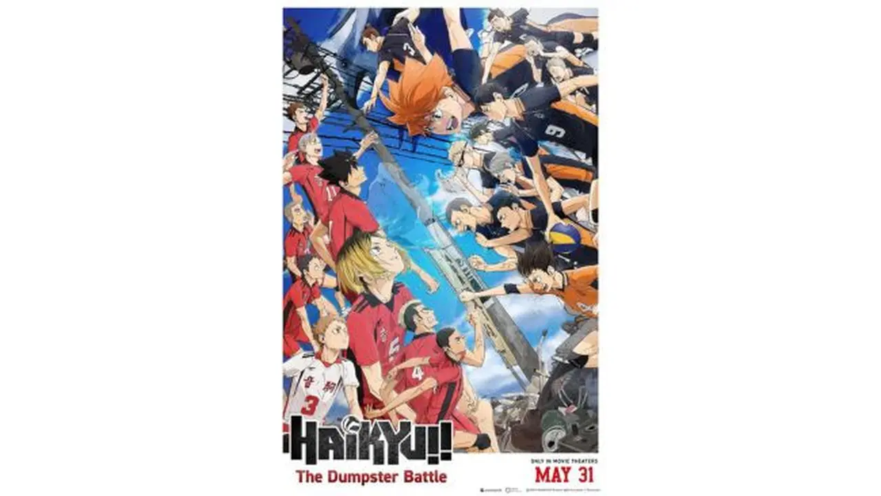 Poster Film Haikyuu!! The Dumpster Battle