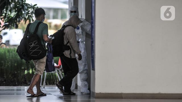 FOTO: Rusun Nagrak Mulai Dihuni Pasien OTG COVID-19