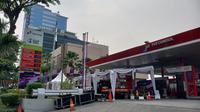 Pertamax Green 95 sudah terpampang di SPBU Pertamina Jalan MT Haryono, Jakarta. Ini merupakan produk BBM campur bioetanol dengan tingkat RON 95. Foto: Liputan6.com/ Arief R