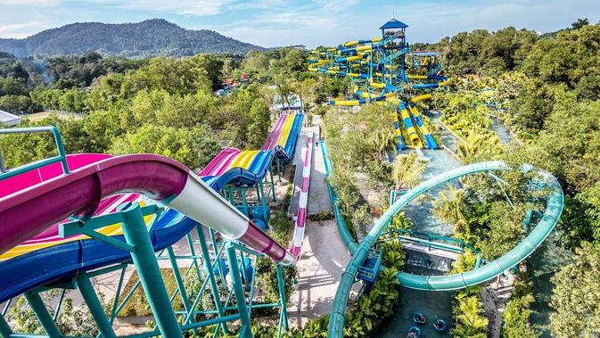 Malaysia Bangun Perosotan Air Terpanjang Di Dunia Berani Coba Hot Liputan6 Com