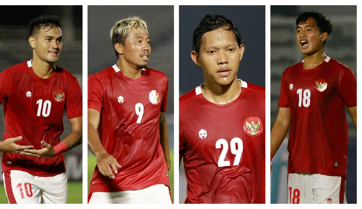 Kumpulan foto-foto pemain Timnas Indonesia yang memilki penampilan menawan saat menang melawan Tira Persikabo. (Foto: Bola.com/M. Iqbal Ichsan)