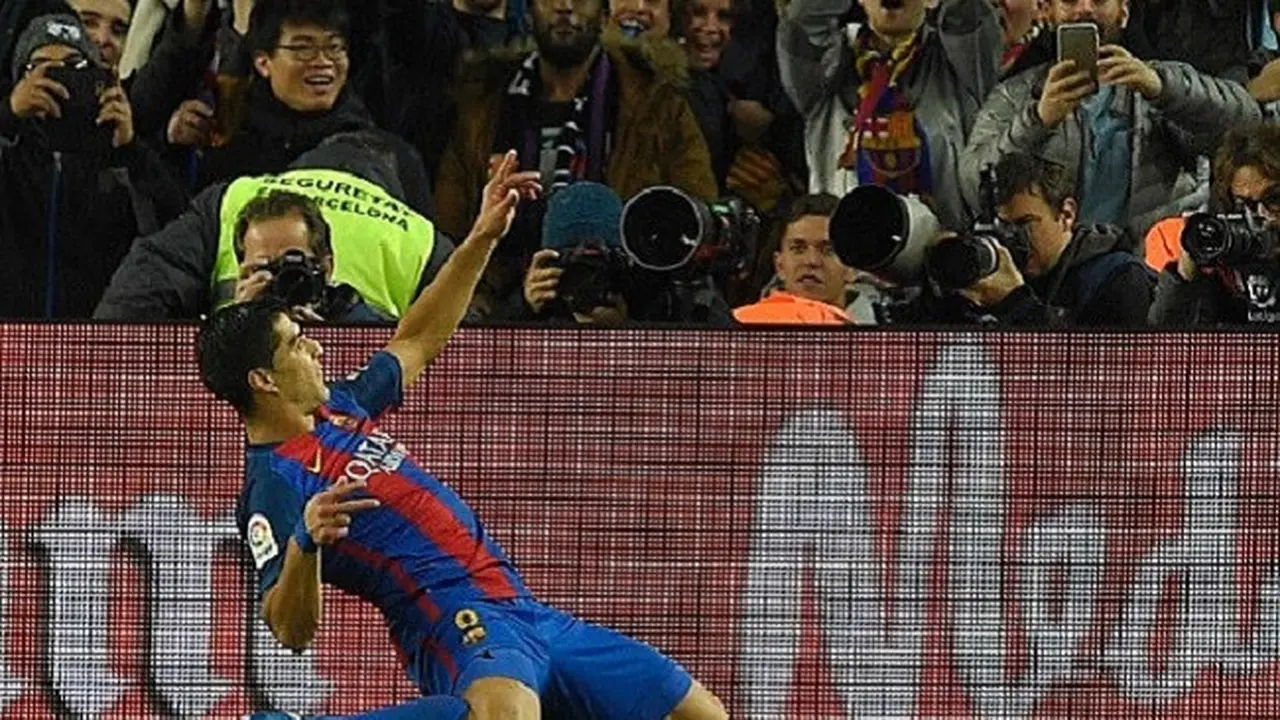 Luis Suarez (Barcelona Vs Atletico Madrid)